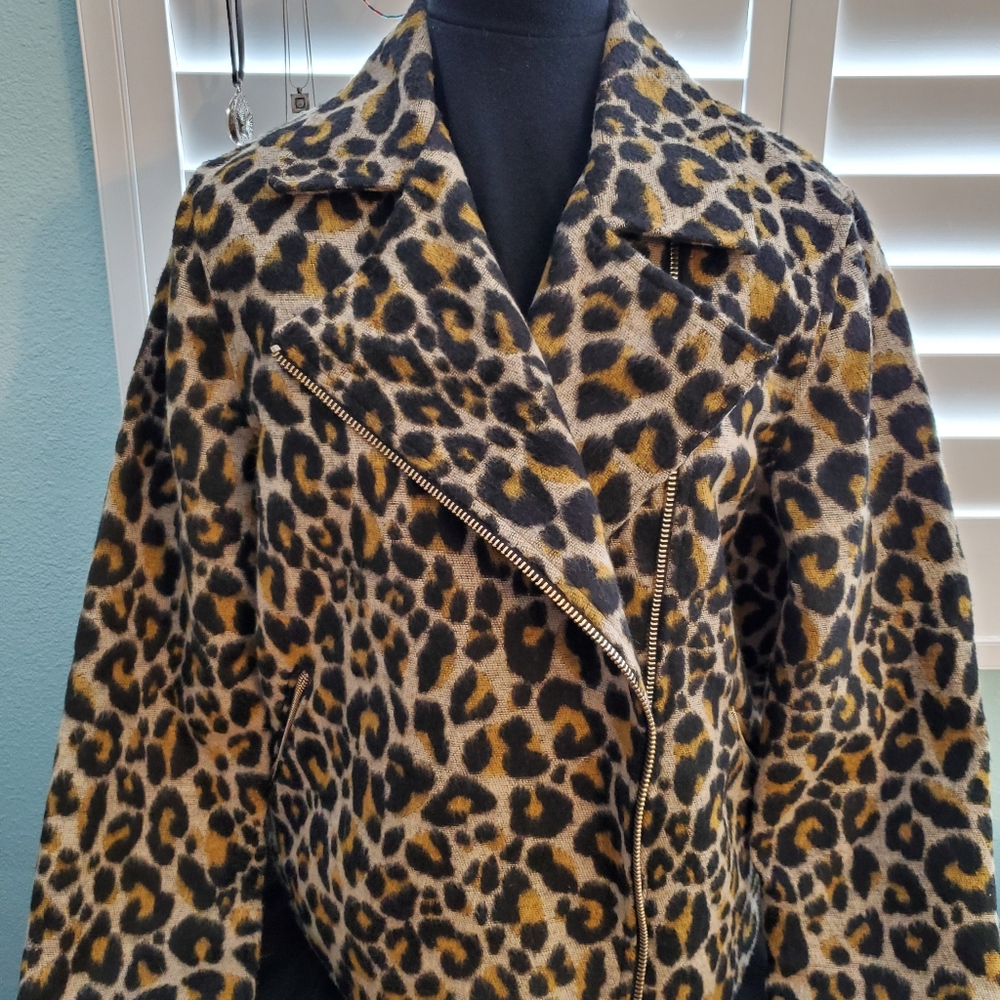 Leopard print jacket